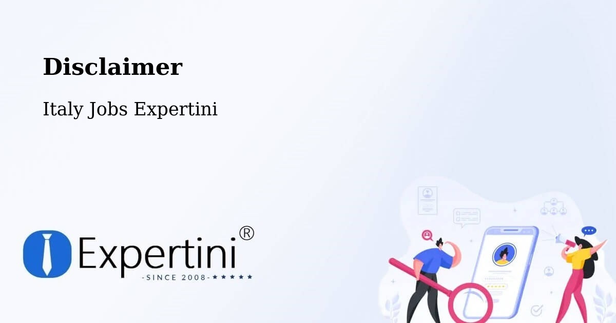 Disclaimer – Revò - Italy Jobs Expertini